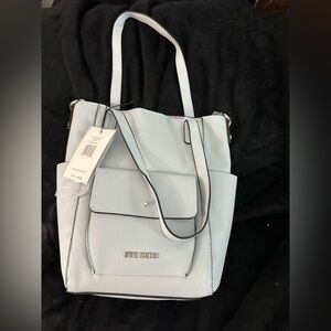 Steve Madden Sky Blue Tote Bag